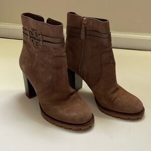 Tory Burch High Heeled Boots | Tan | Size 9M